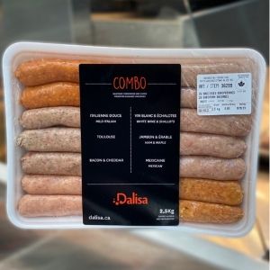 Image of Dalisa 6-Flavour Sausage Combo 26-Pack - 1 x 2.5 Kilos